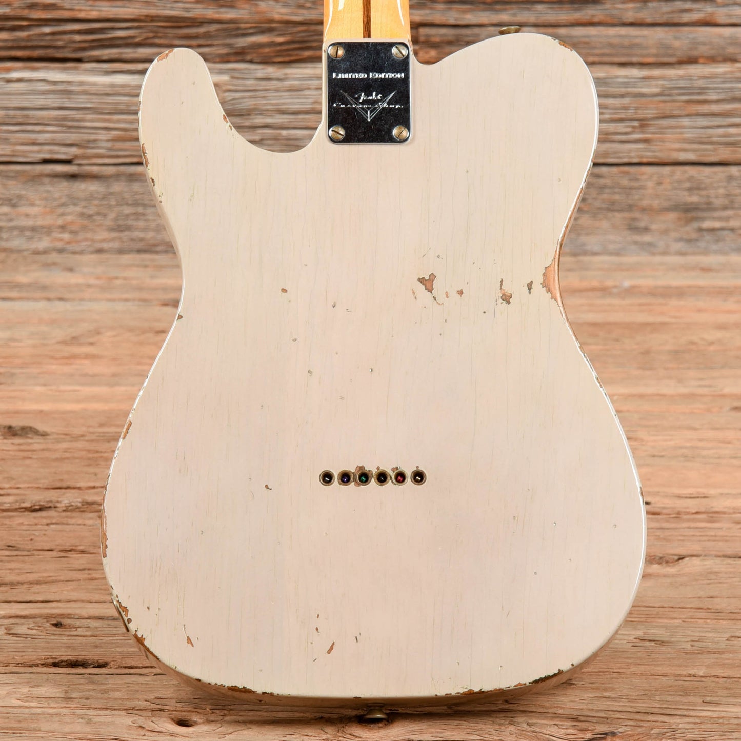 Fender Custom Shop Limited Roasted Pine Double Esquire Aged White Blonde 2021 Electric Guitars / Solid Body