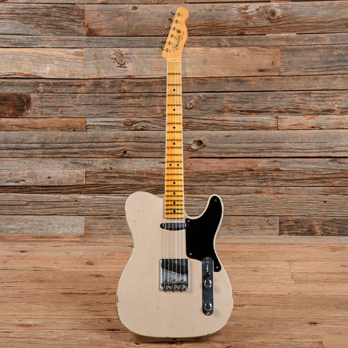 Fender Custom Shop Limited Roasted Pine Double Esquire Aged White Blonde 2021 Electric Guitars / Solid Body