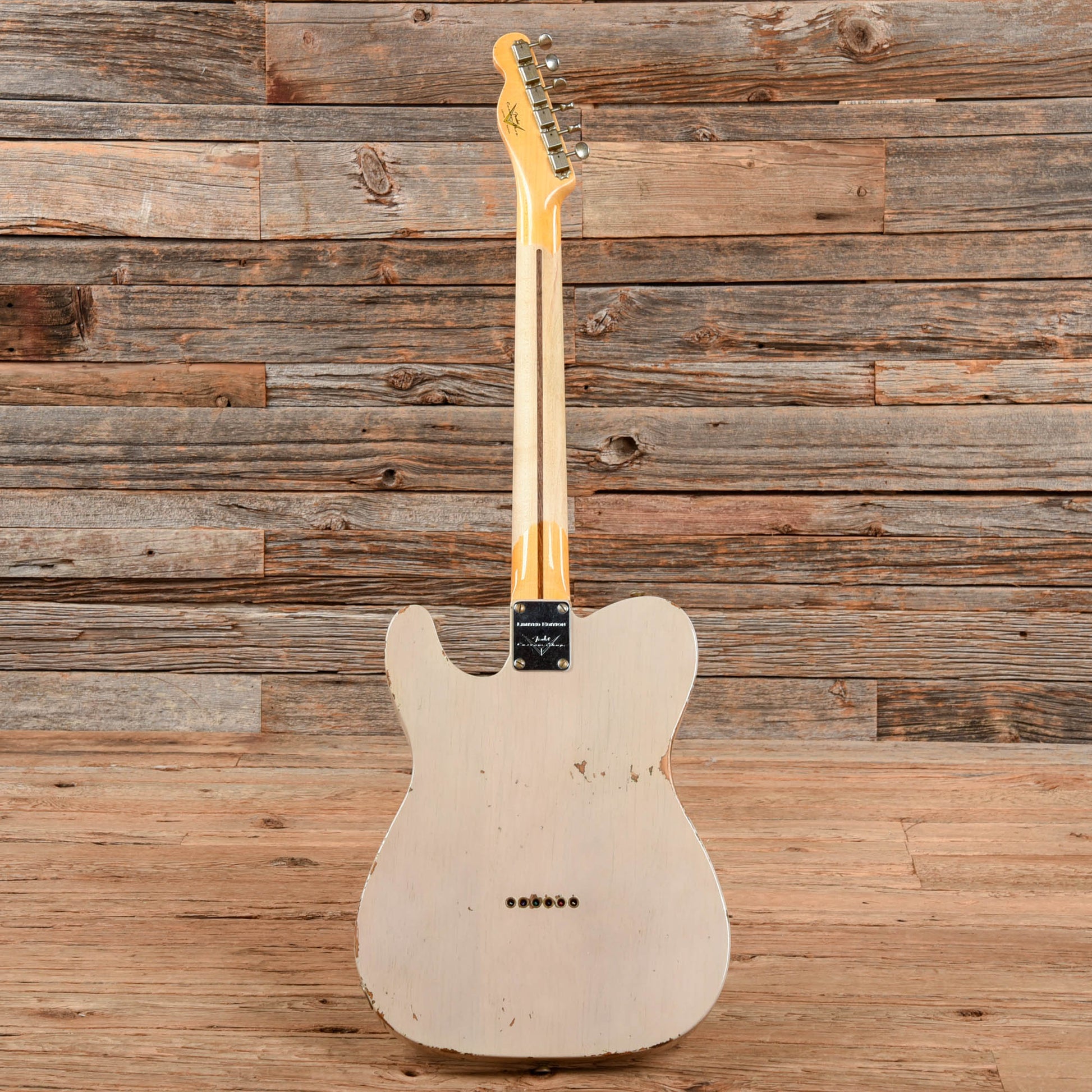 Fender Custom Shop Limited Roasted Pine Double Esquire Aged White Blonde 2021 Electric Guitars / Solid Body