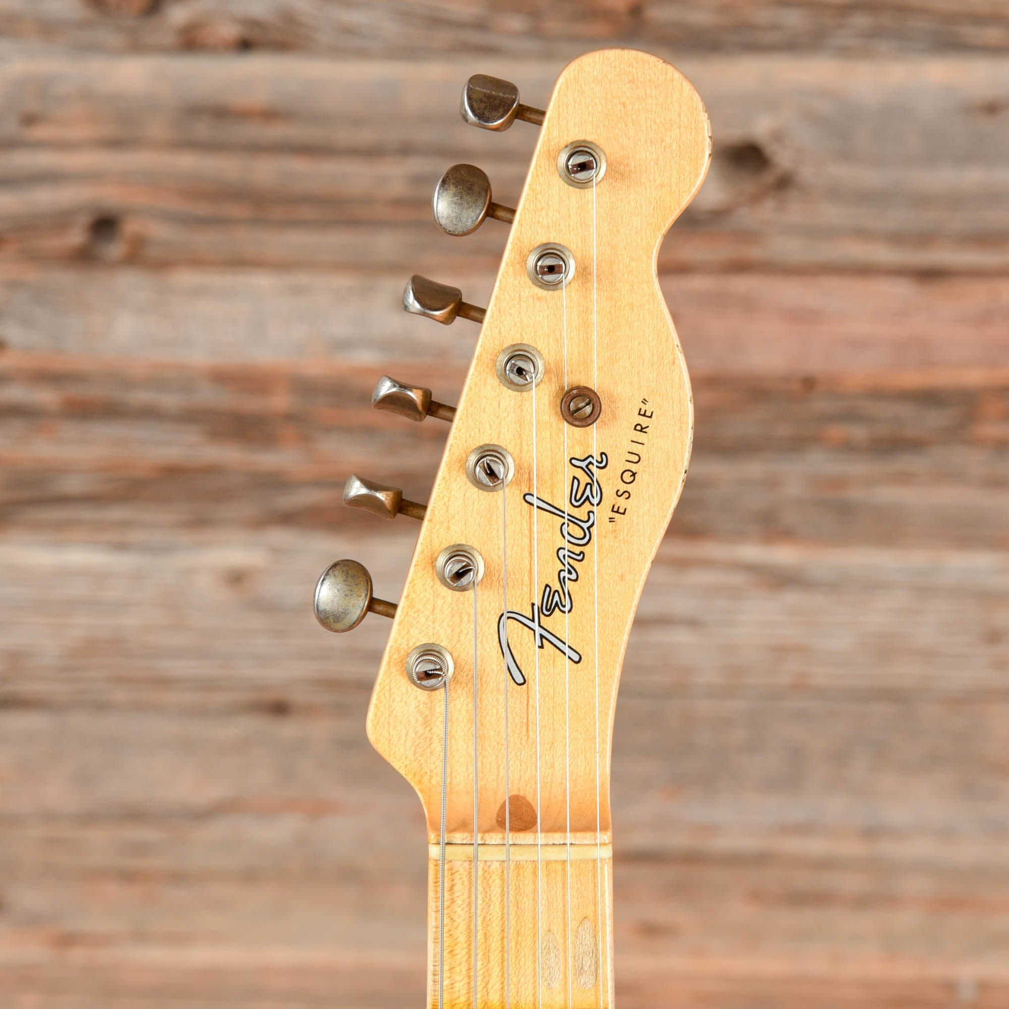 Fender Custom Shop Limited Roasted Pine Double Esquire Aged White Blonde 2021 Electric Guitars / Solid Body