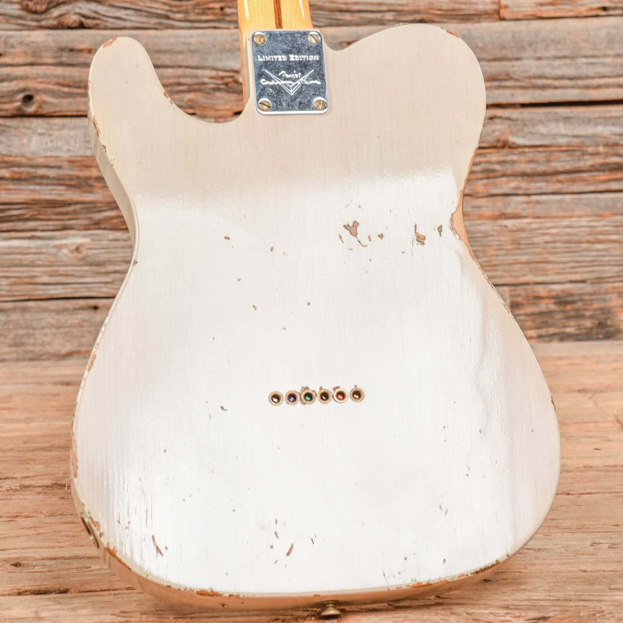 Fender Custom Shop Limited Roasted Pine Double Esquire Aged White Blonde 2021 Electric Guitars / Solid Body