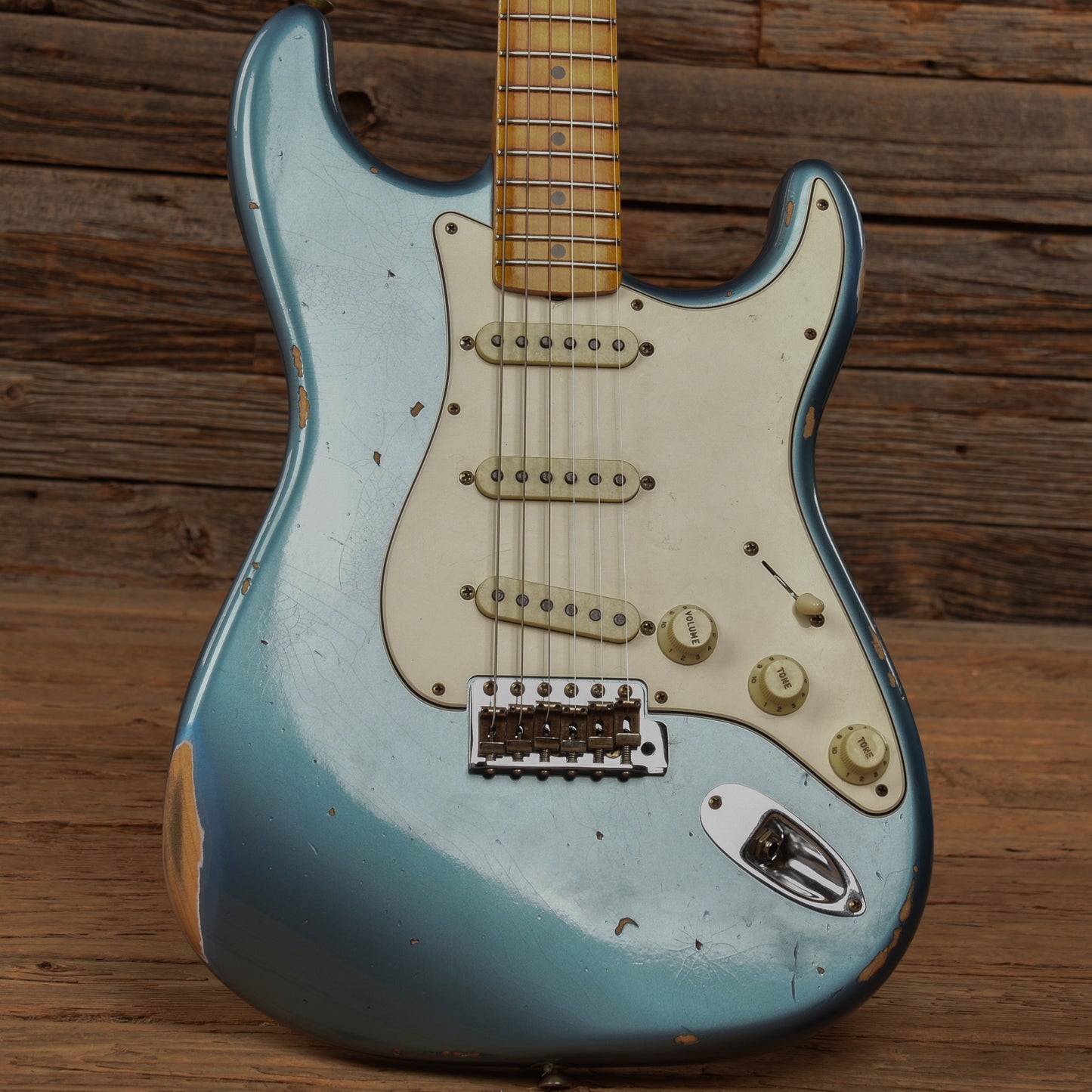 Fender Custom Shop Limited Tomatillo Stratocaster Relic Super Faded Aged Lake Placid Blue 2023 Electric Guitars / Solid Body