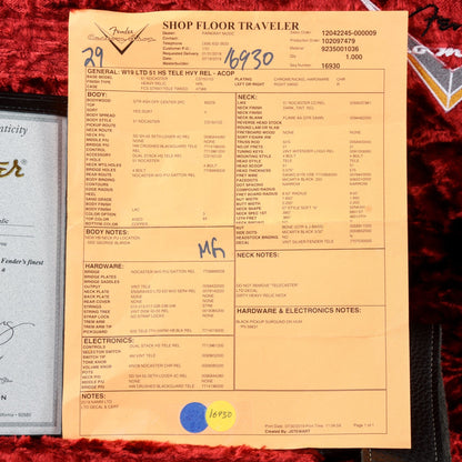 Fender Custom Shop LTD 51 HS Telecaster Heavy Relic Copper 2019 Electric Guitars / Solid Body