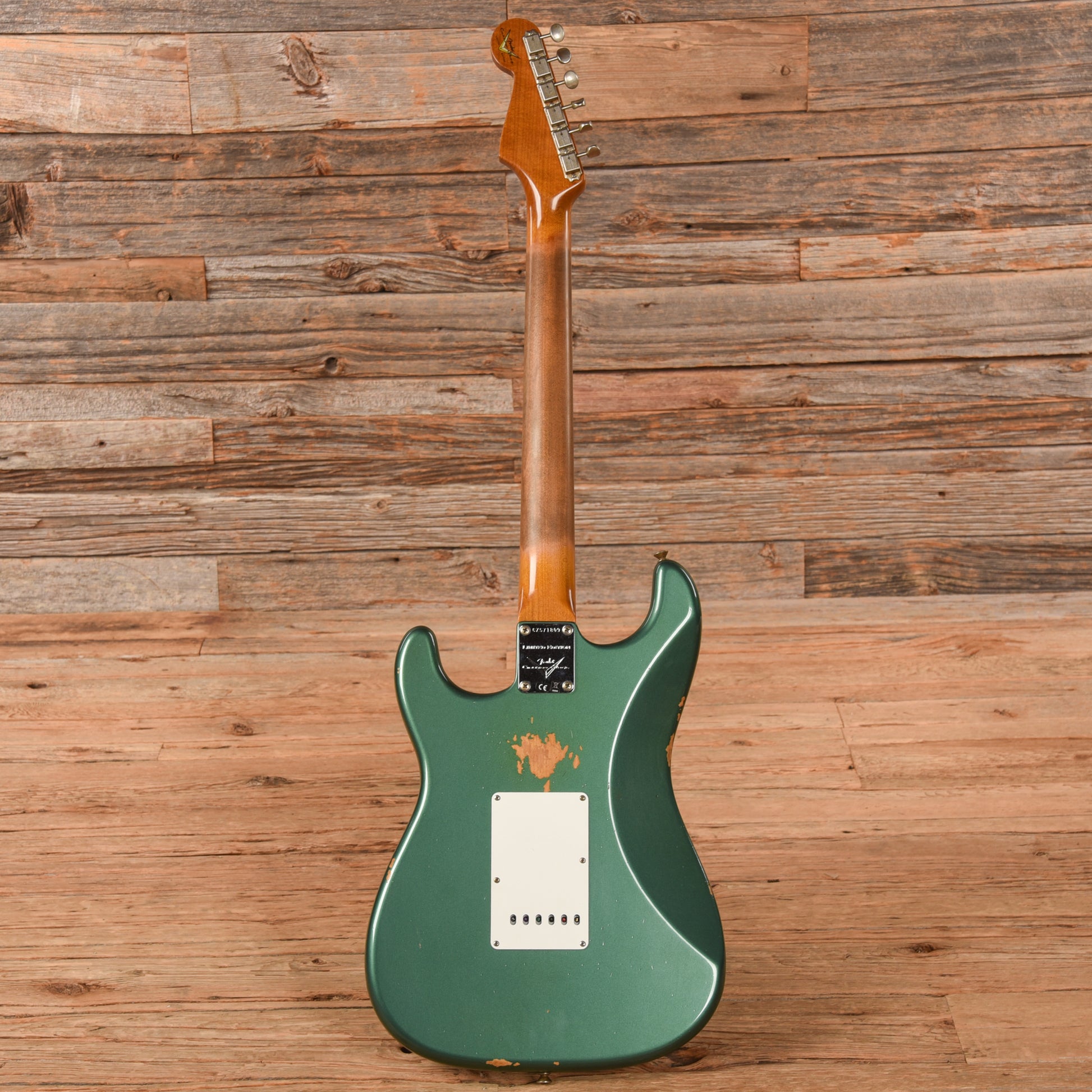 Fender Custom Shop LTD '63 Stratocaster Relic Aged Sherwood Metallic 2023 Electric Guitars / Solid Body