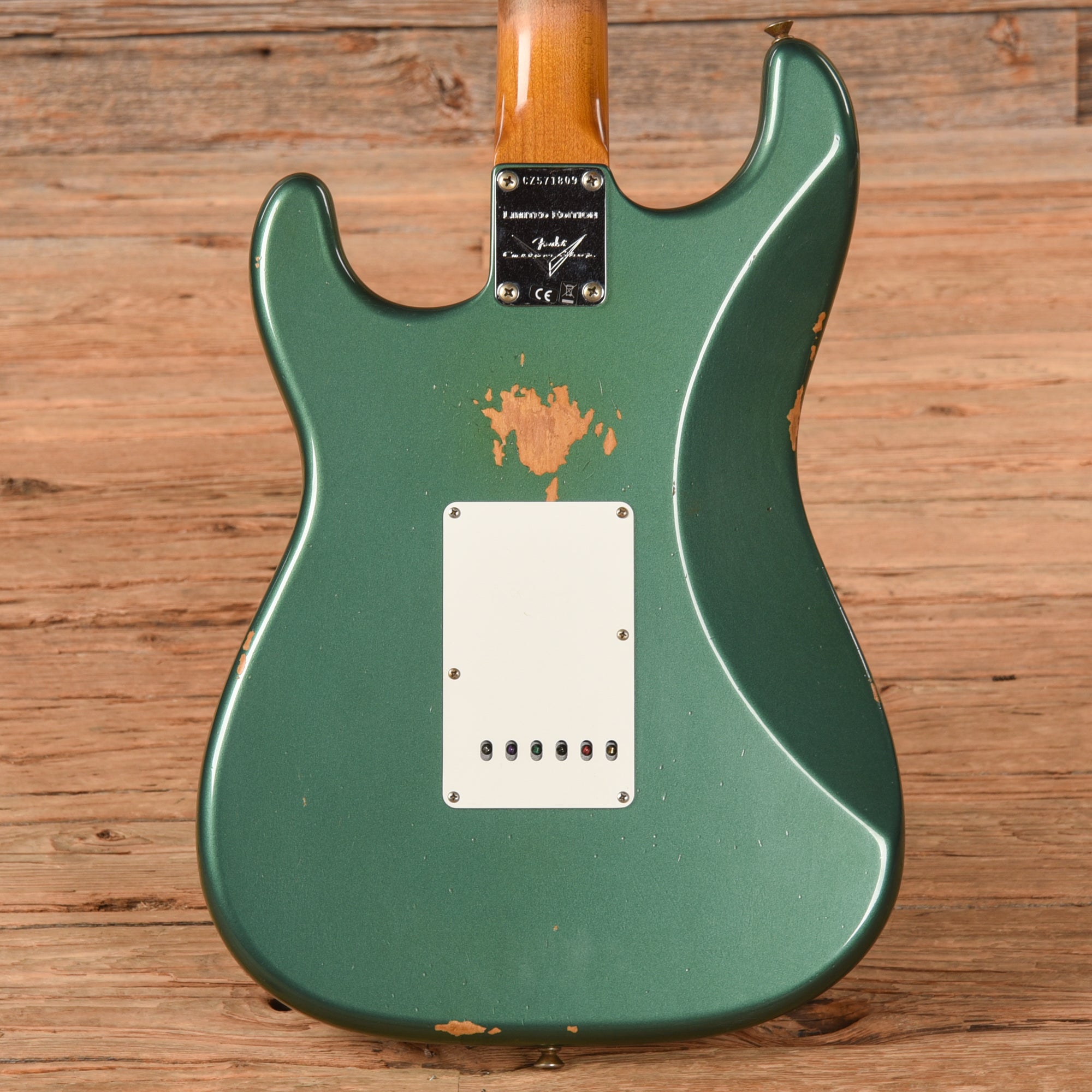 Fender Custom Shop LTD '63 Stratocaster Relic Aged Sherwood Metallic 2023 Electric Guitars / Solid Body