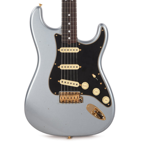 Fender Custom Shop LTD '65 Dual-Mag Stratocaster Journeyman Relic w/Closet Classic Aged Blue Ice Metallic Electric Guitars / Solid Body