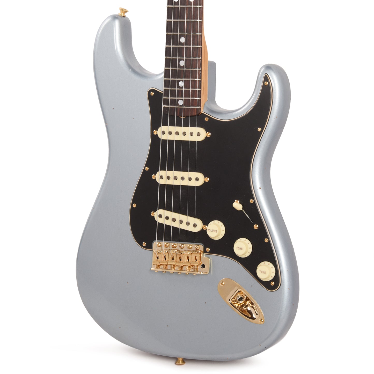 Fender Custom Shop LTD '65 Dual-Mag Stratocaster Journeyman Relic w/Closet Classic Aged Blue Ice Metallic Electric Guitars / Solid Body