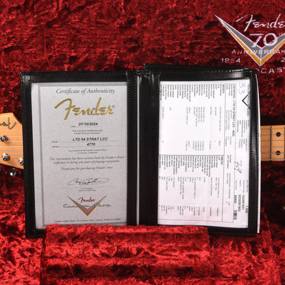 Fender Custom Shop LTD 70th Anniversary 1954 Stratocaster Deluxe Closet Classic Aztec Gold Electric Guitars / Solid Body