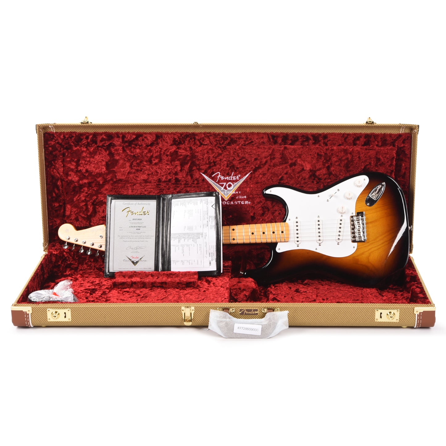 Fender Custom Shop LTD 70th Anniversary 1954 Stratocaster Deluxe Closet Classic Wide Fade 2-Color Sunburst Electric Guitars / Solid Body