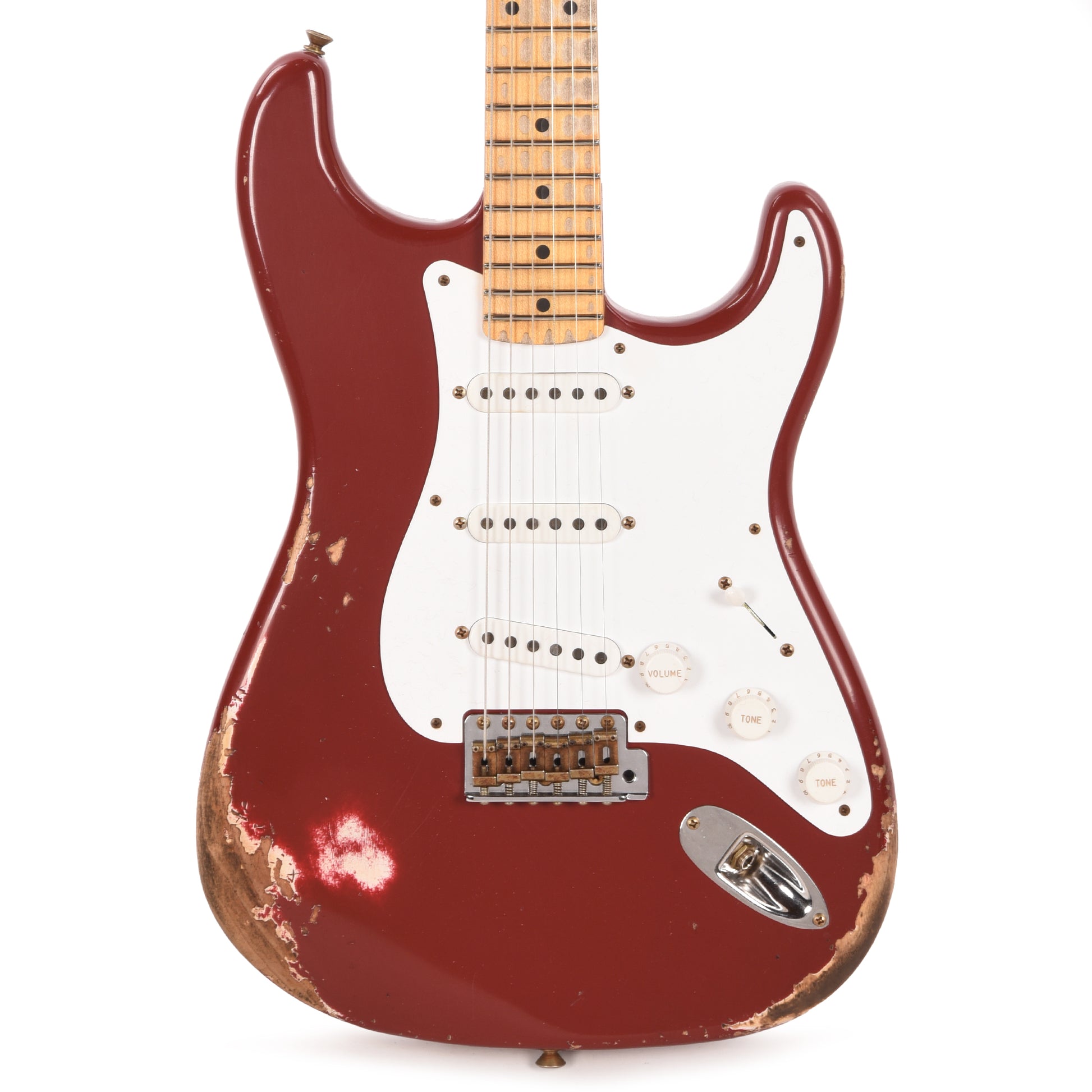 Fender Custom Shop LTD 70th Anniversary 1954 Stratocaster Heavy Relic Cimarron Red Electric Guitars / Solid Body