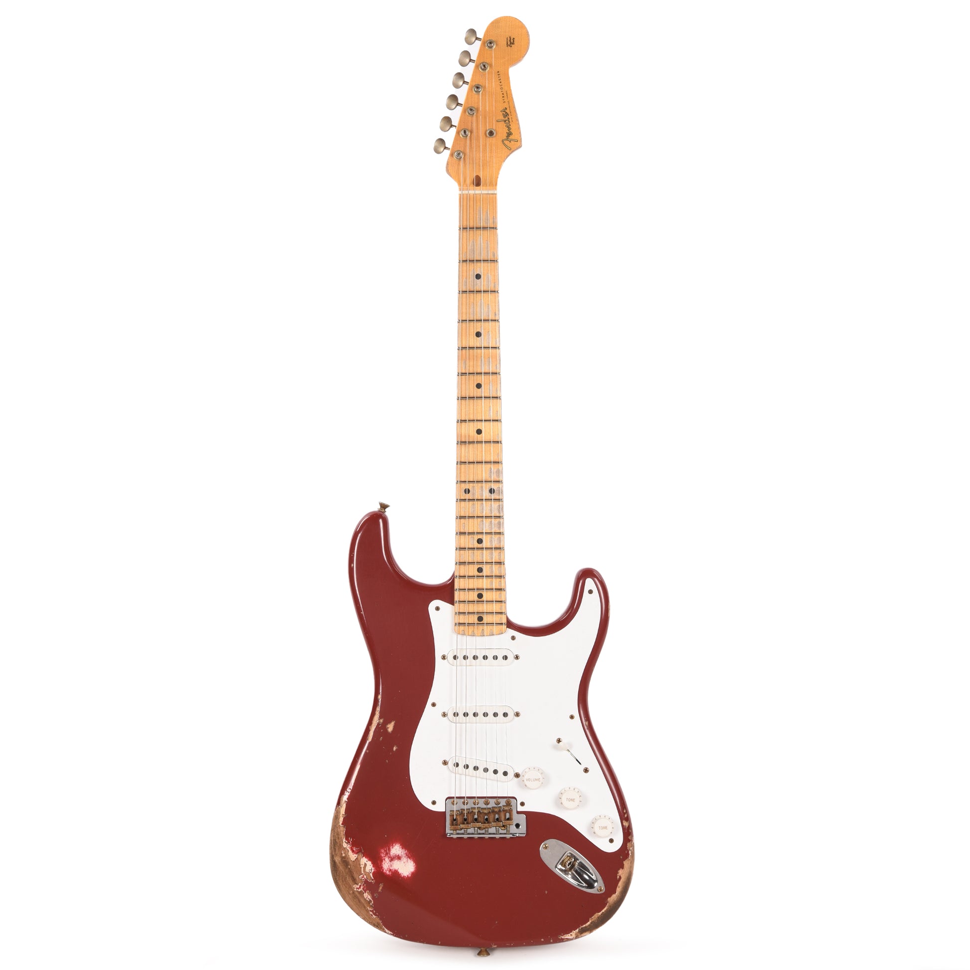 Fender Custom Shop LTD 70th Anniversary 1954 Stratocaster Heavy Relic Cimarron Red Electric Guitars / Solid Body