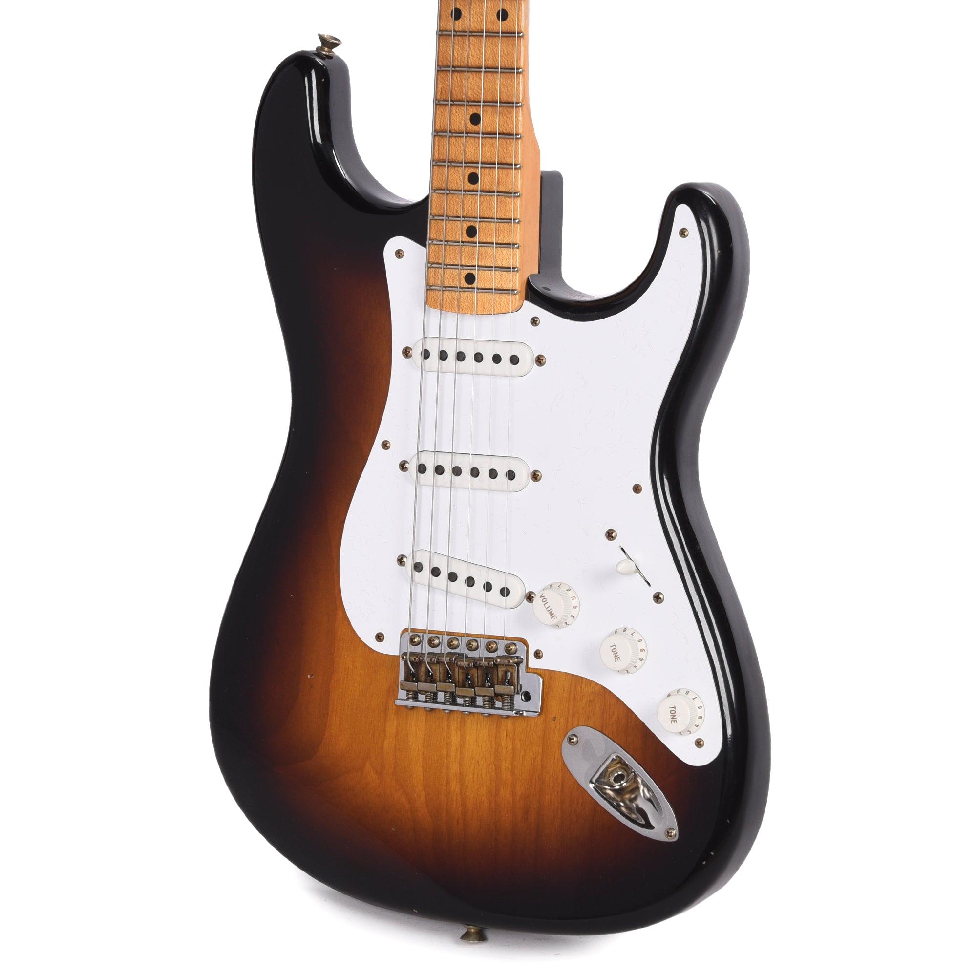 Fender Custom Shop LTD 70th Anniversary 1954 Stratocaster Journeyman Relic Wide Fade 2-Color Sunburst Electric Guitars / Solid Body