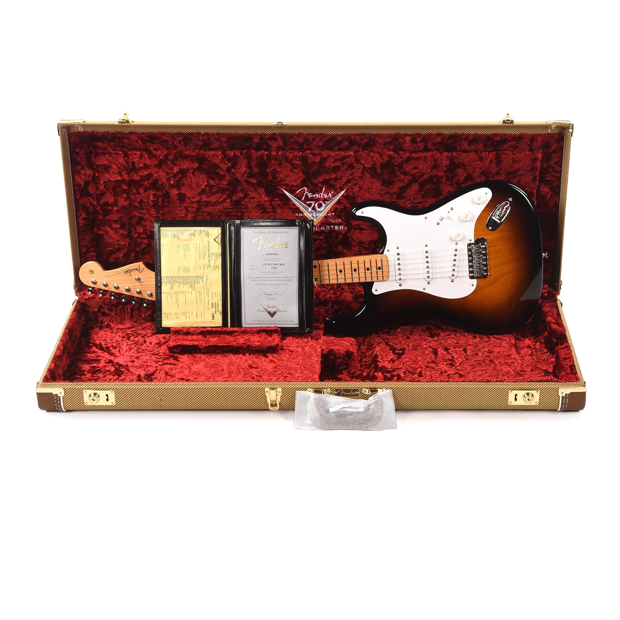 Fender Custom Shop LTD 70th Anniversary 1954 Stratocaster NOS Wide Fade 2-Color Sunburst Electric Guitars / Solid Body