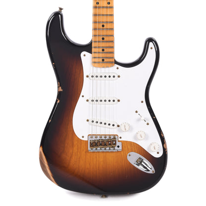 Fender Custom Shop LTD 70th Anniversary 1954 Stratocaster Relic Wide Fade 2-Color Sunburst Electric Guitars / Solid Body