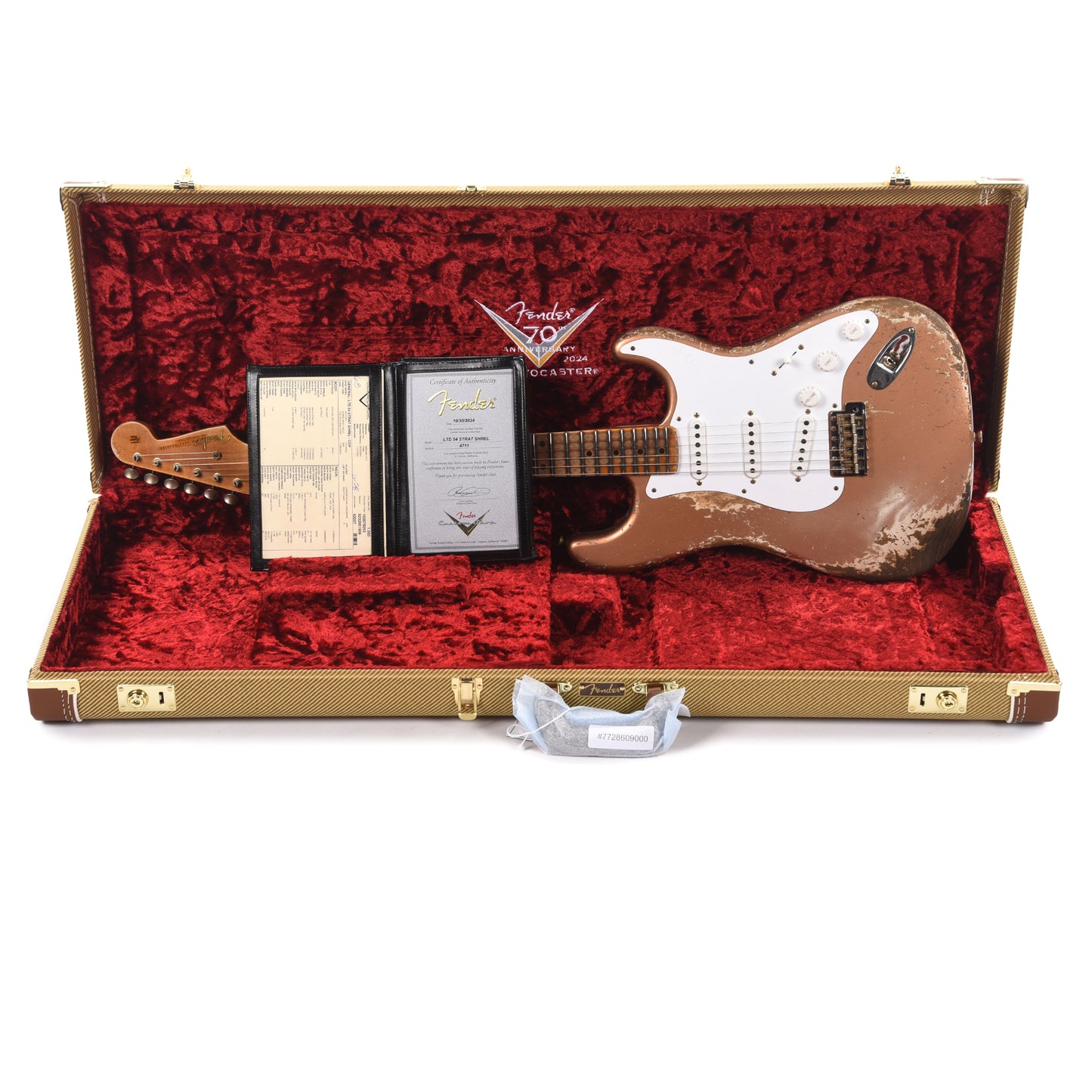 Fender Custom Shop LTD 70th Anniversary 1954 Stratocaster Super Heavy Relic Copper Electric Guitars / Solid Body
