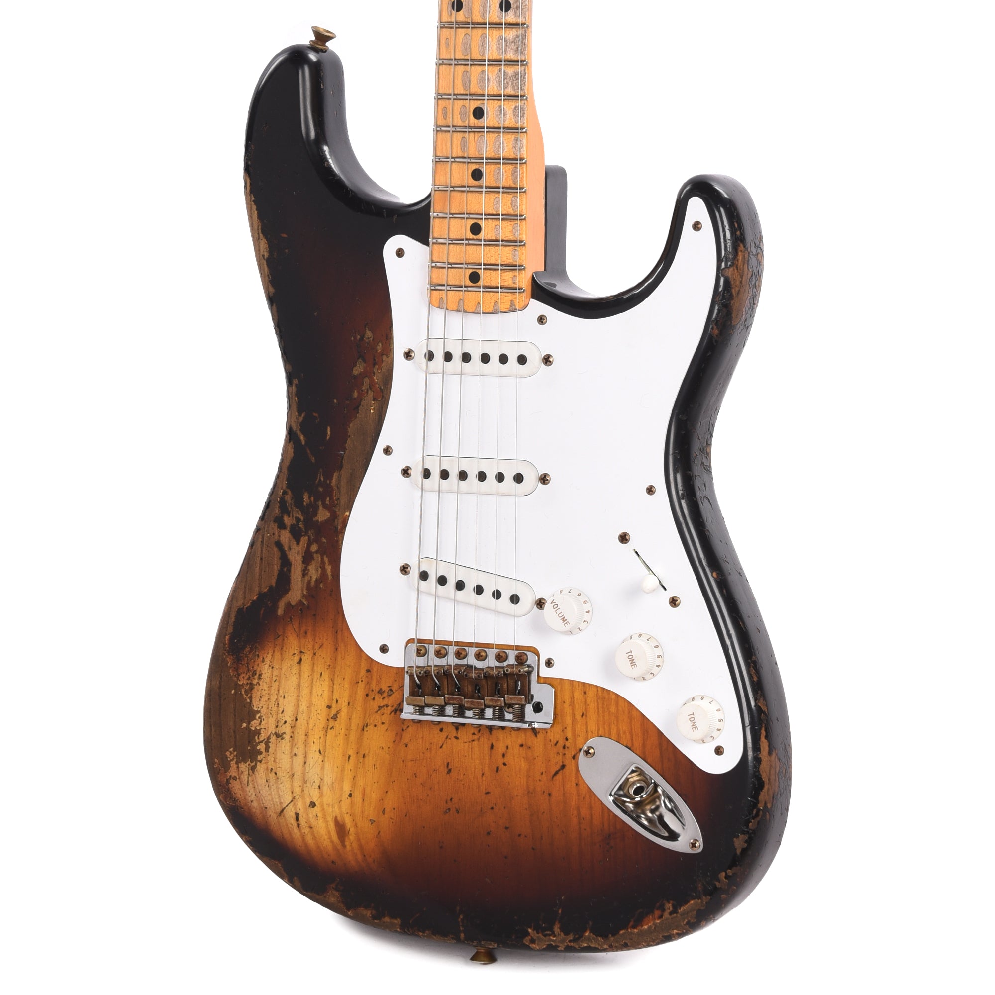Fender Custom Shop LTD 70th Anniversary 1954 Stratocaster Super Heavy Relic Wide Fade 2-Color Sunburst Electric Guitars / Solid Body