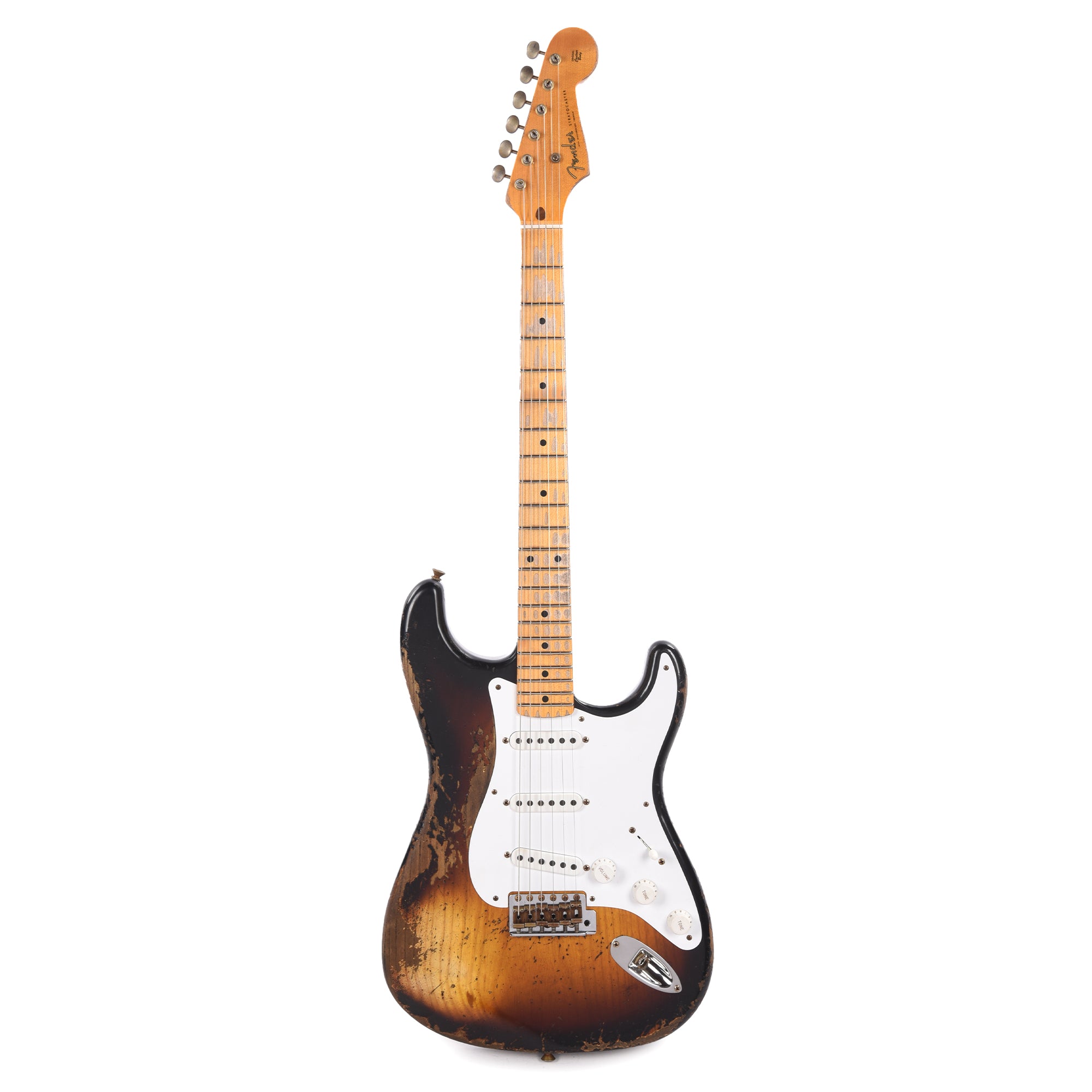 Fender Custom Shop LTD 70th Anniversary 1954 Stratocaster Super Heavy Relic Wide Fade 2-Color Sunburst Electric Guitars / Solid Body