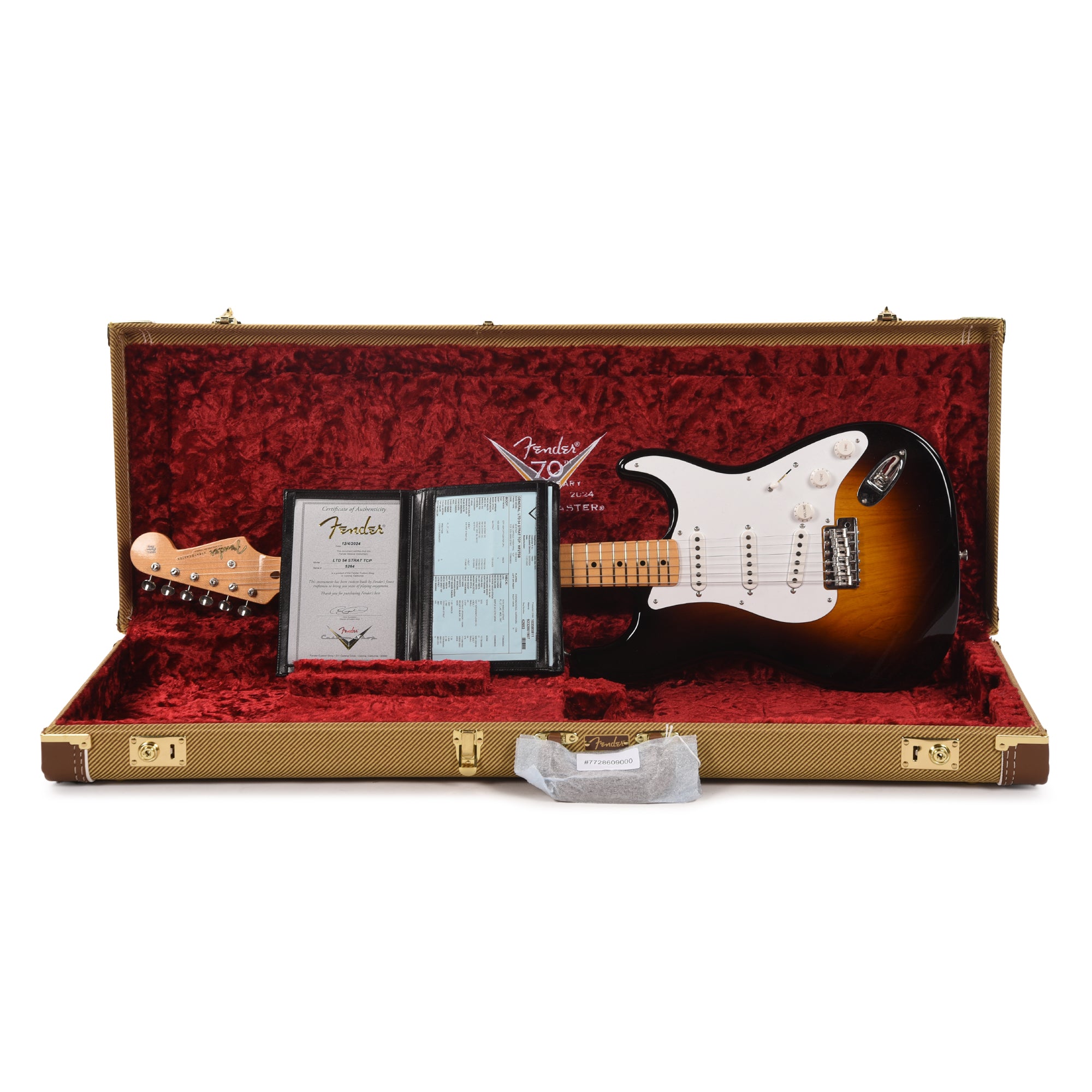 Fender Custom Shop LTD 70th Anniversary 1954 Stratocaster Time Capsule Wide Fade 2-Color Sunburst Electric Guitars / Solid Body
