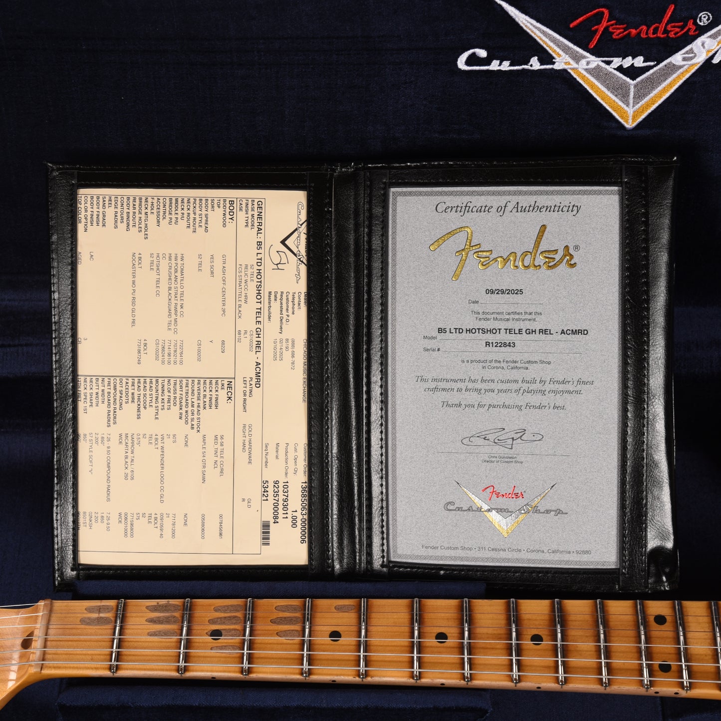 Fender Custom Shop LTD Hotshot Telecaster Relic Aged Cimmaron Red Electric Guitars / Solid Body