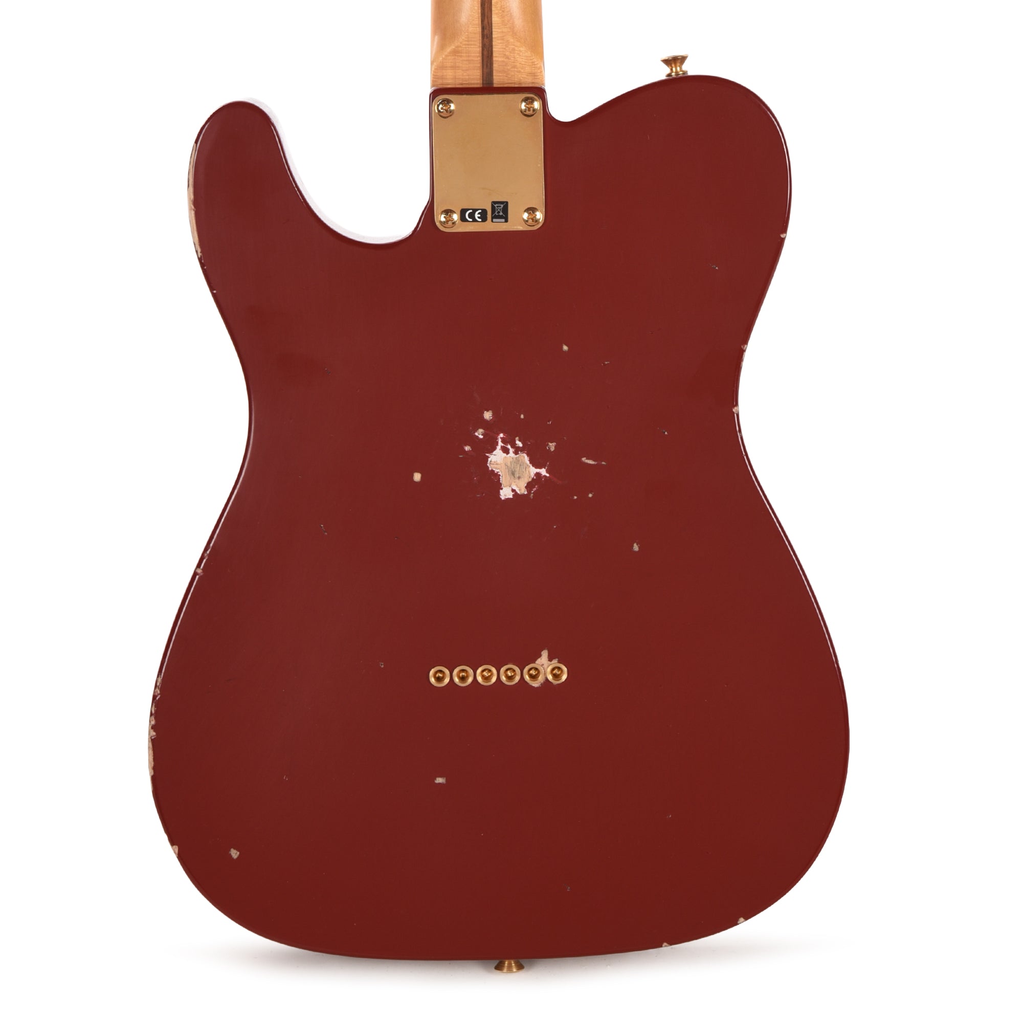 Fender Custom Shop LTD Hotshot Telecaster Relic Aged Cimmaron Red Electric Guitars / Solid Body