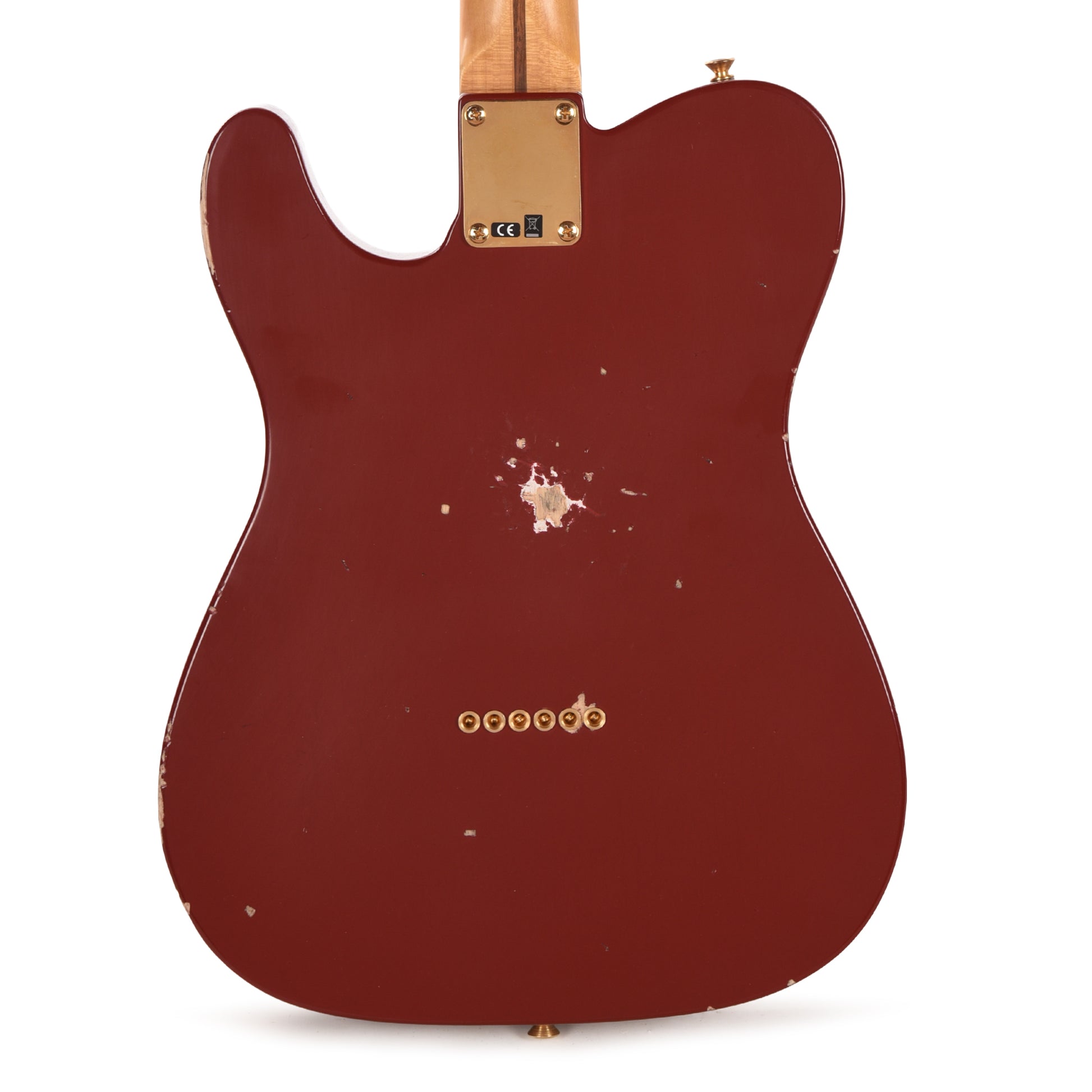 Fender Custom Shop LTD Hotshot Telecaster Relic Aged Cimmaron Red Electric Guitars / Solid Body