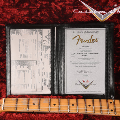 Fender Custom Shop LTD Hotshot Telecaster Relic Aged Tomatillo Green Electric Guitars / Solid Body