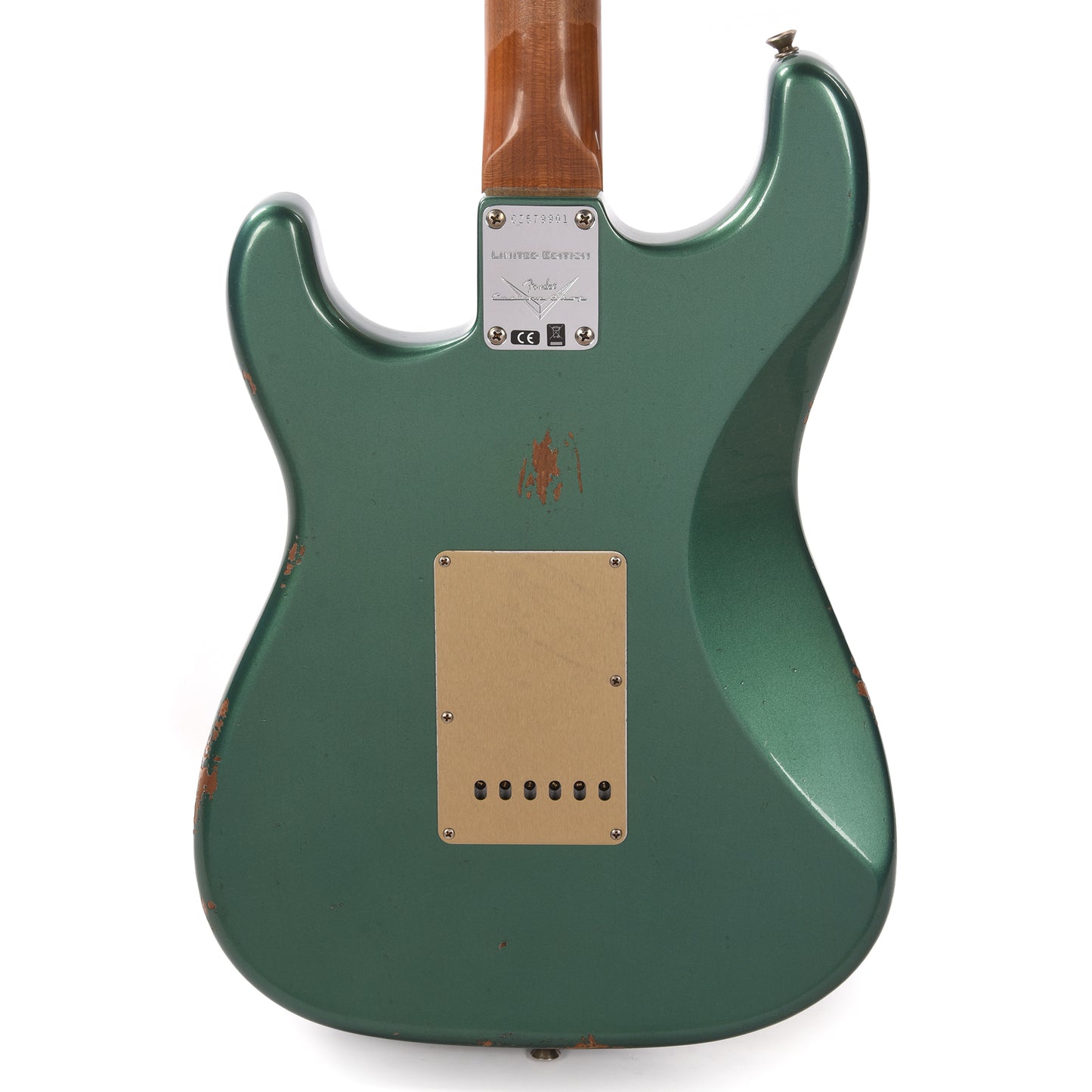 Fender Custom Shop LTD Roasted Big Head Stratocaster Relic Faded Aged Sherwood Metallic Electric Guitars / Solid Body