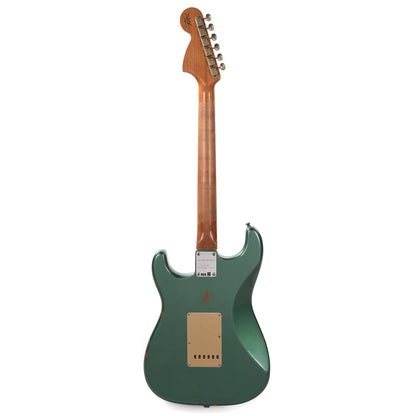 Fender Custom Shop LTD Roasted Big Head Stratocaster Relic Faded Aged Sherwood Metallic Electric Guitars / Solid Body