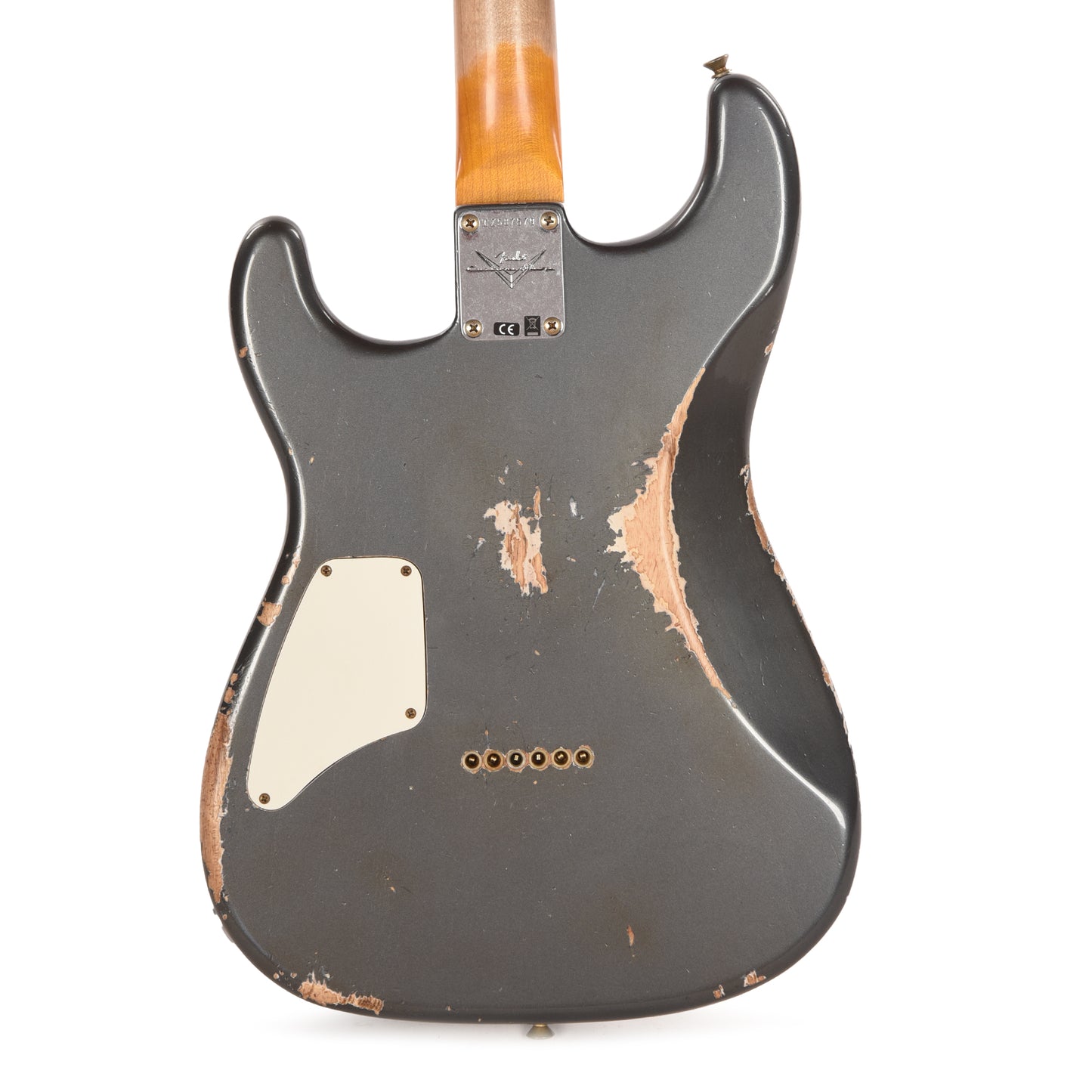 Fender Custom Shop LTD Stratocaster SH Heavy Relic Aged Charcoal Frost Metallic Electric Guitars / Solid Body