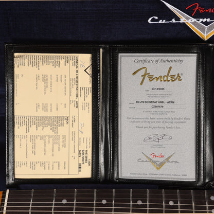 Fender Custom Shop LTD Stratocaster SH Heavy Relic Aged Charcoal Frost Metallic Electric Guitars / Solid Body