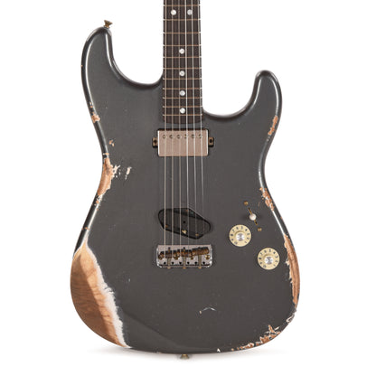 Fender Custom Shop LTD Stratocaster SH Heavy Relic Aged Charcoal Frost Metallic Electric Guitars / Solid Body