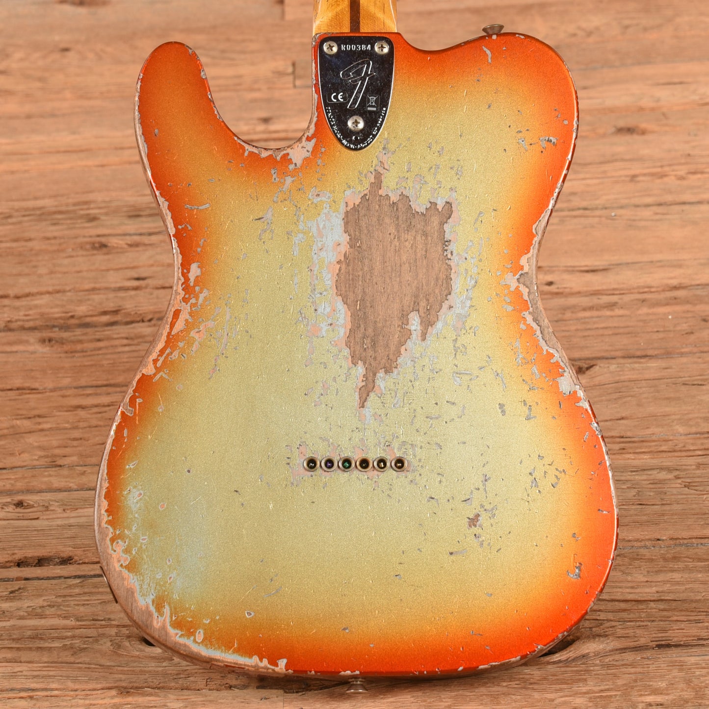 Fender Custom Shop LTD Telecaster Custom Super Heavy Relic Aged Firemist Silver with Aged Candy Tangerine Burst 2025 Electric Guitars / Solid Body