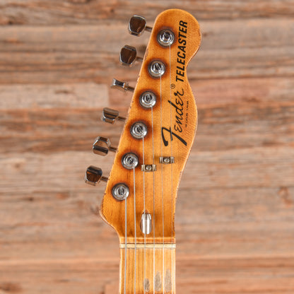 Fender Custom Shop LTD Telecaster Custom Super Heavy Relic Aged Firemist Silver with Aged Candy Tangerine Burst 2025 Electric Guitars / Solid Body