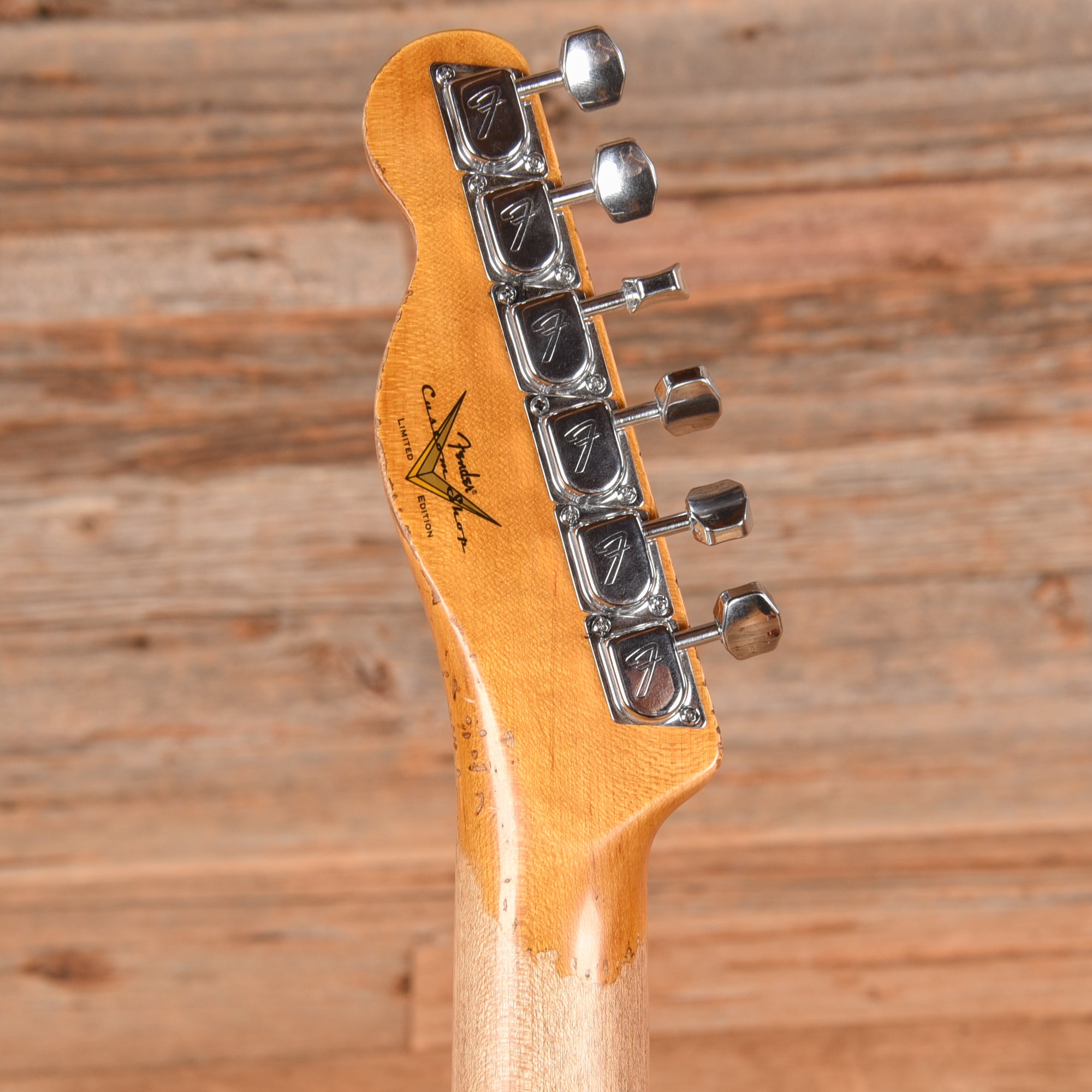 Fender Custom Shop LTD Telecaster Custom Super Heavy Relic Aged Firemist Silver with Aged Candy Tangerine Burst 2025 Electric Guitars / Solid Body
