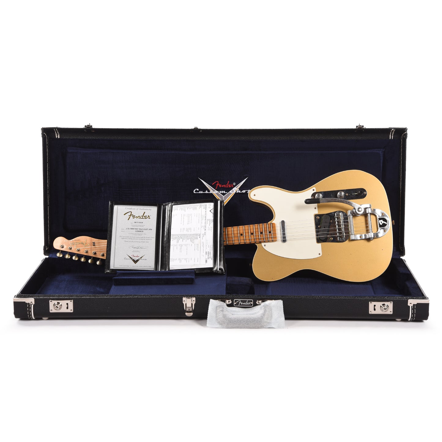 Fender Custom Shop LTD Twisted Telecaster Custom Journeyman Relic Aged HLE Gold Electric Guitars / Solid Body