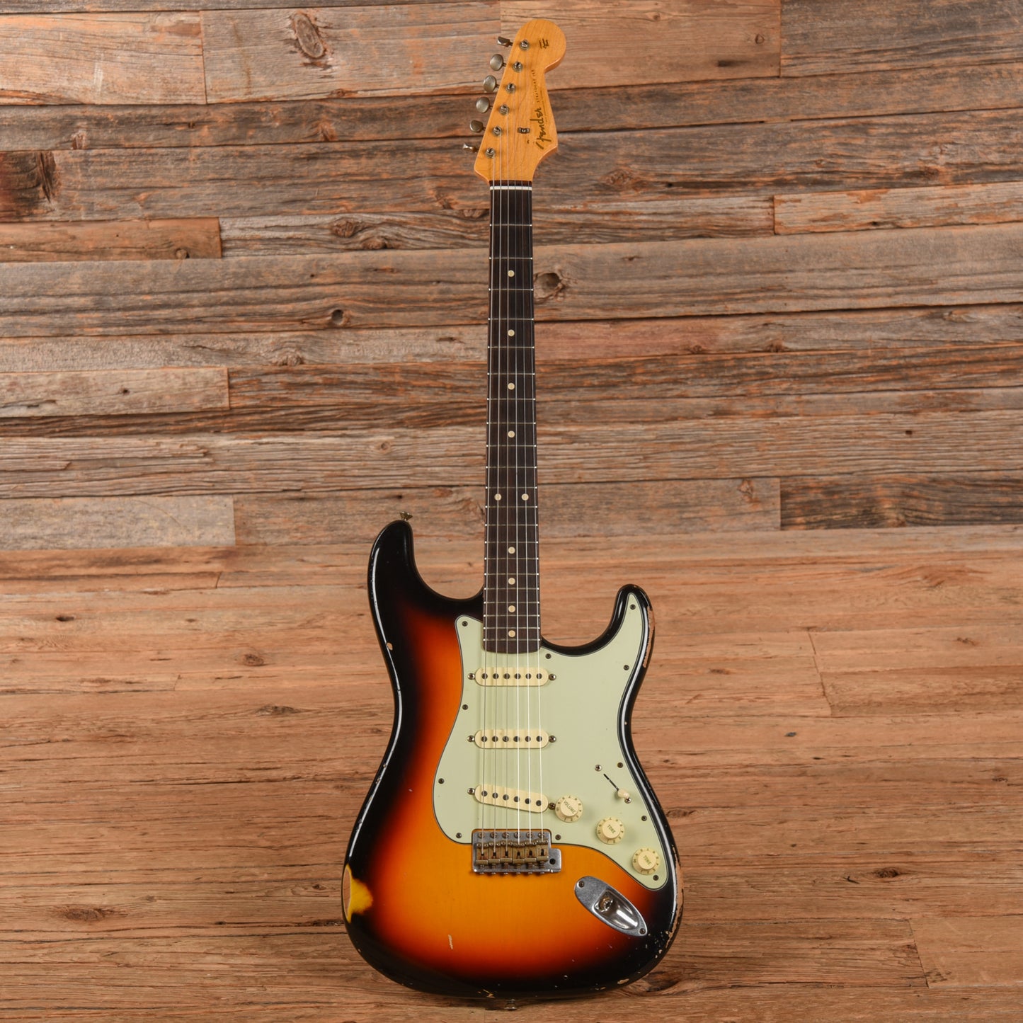 Fender Custom Shop Mark Kendrick Masterbuilt '60 Stratocaster Relic Sunburst 2009 Electric Guitars / Solid Body