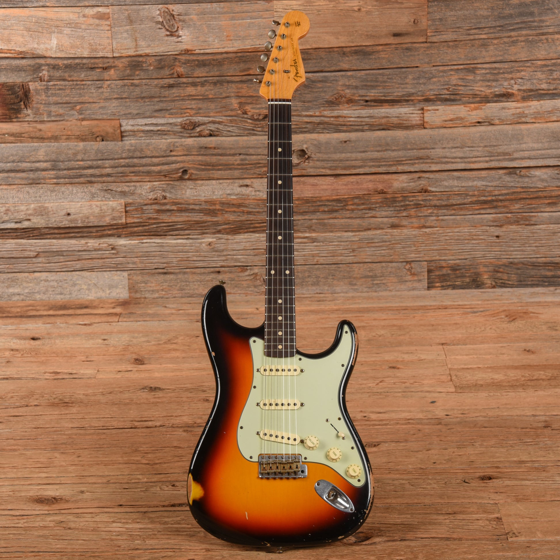Fender Custom Shop Mark Kendrick Masterbuilt '60 Stratocaster Relic Sunburst 2009 Electric Guitars / Solid Body