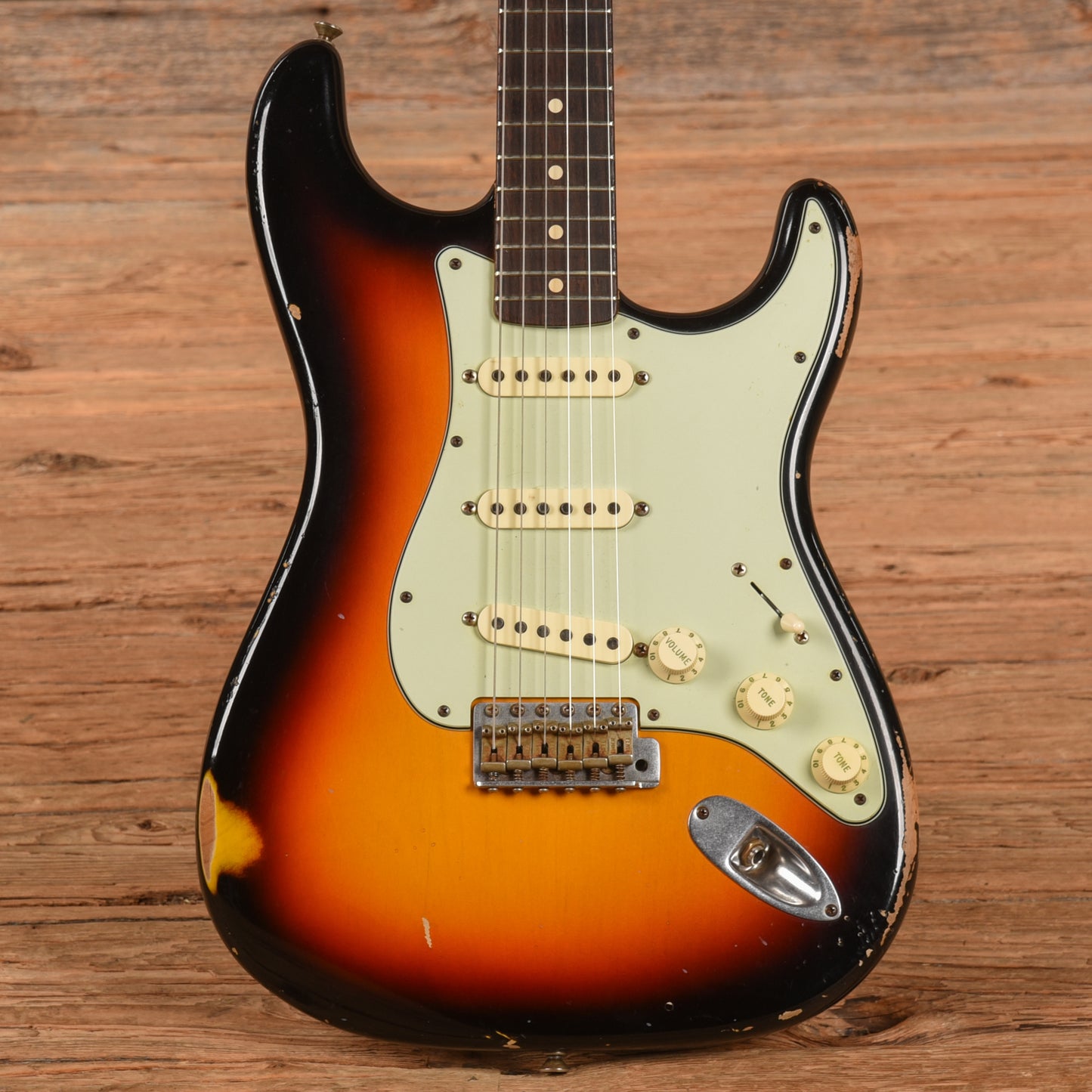 Fender Custom Shop Mark Kendrick Masterbuilt '60 Stratocaster Relic Sunburst 2009 Electric Guitars / Solid Body