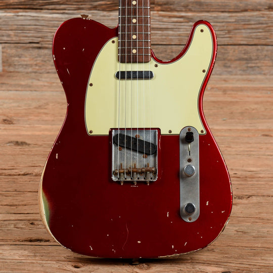Fender Custom Shop Master Vintage Players Series John Cruz Telecaster Aged Candy Apple Red 2007 Electric Guitars / Solid Body