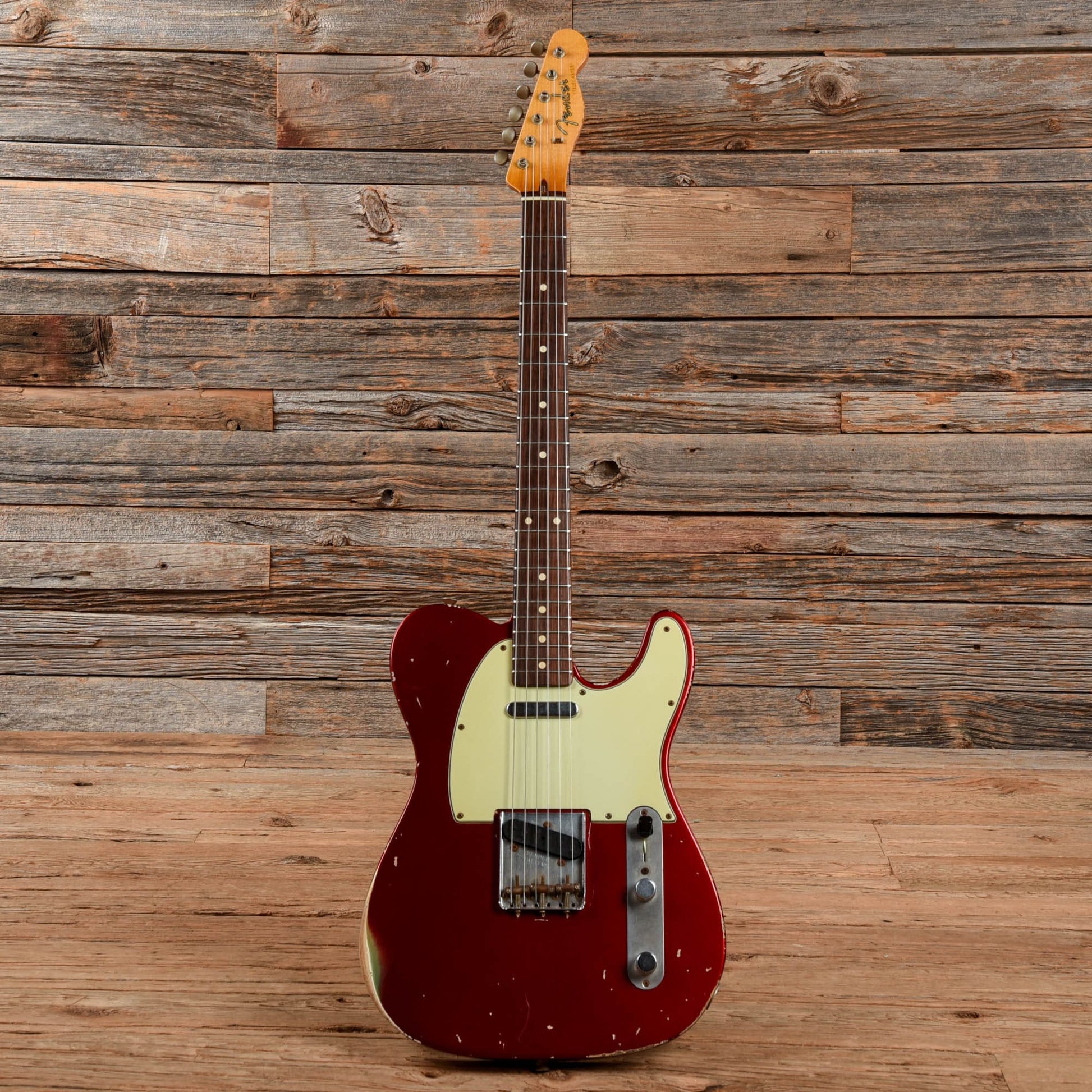 Fender Custom Shop Master Vintage Players Series John Cruz Telecaster Aged Candy Apple Red 2007 Electric Guitars / Solid Body
