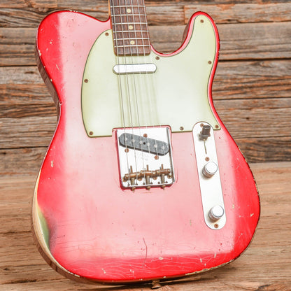 Fender Custom Shop Master Vintage Players Series John Cruz Telecaster Aged Candy Apple Red 2007 Electric Guitars / Solid Body