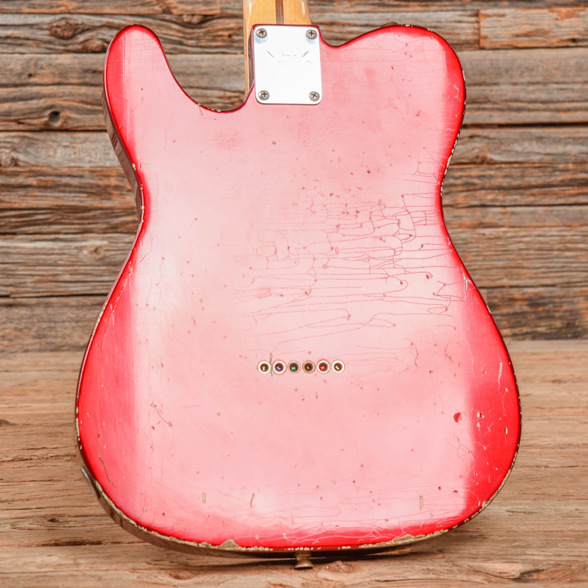 Fender Custom Shop Master Vintage Players Series John Cruz Telecaster Aged Candy Apple Red 2007 Electric Guitars / Solid Body