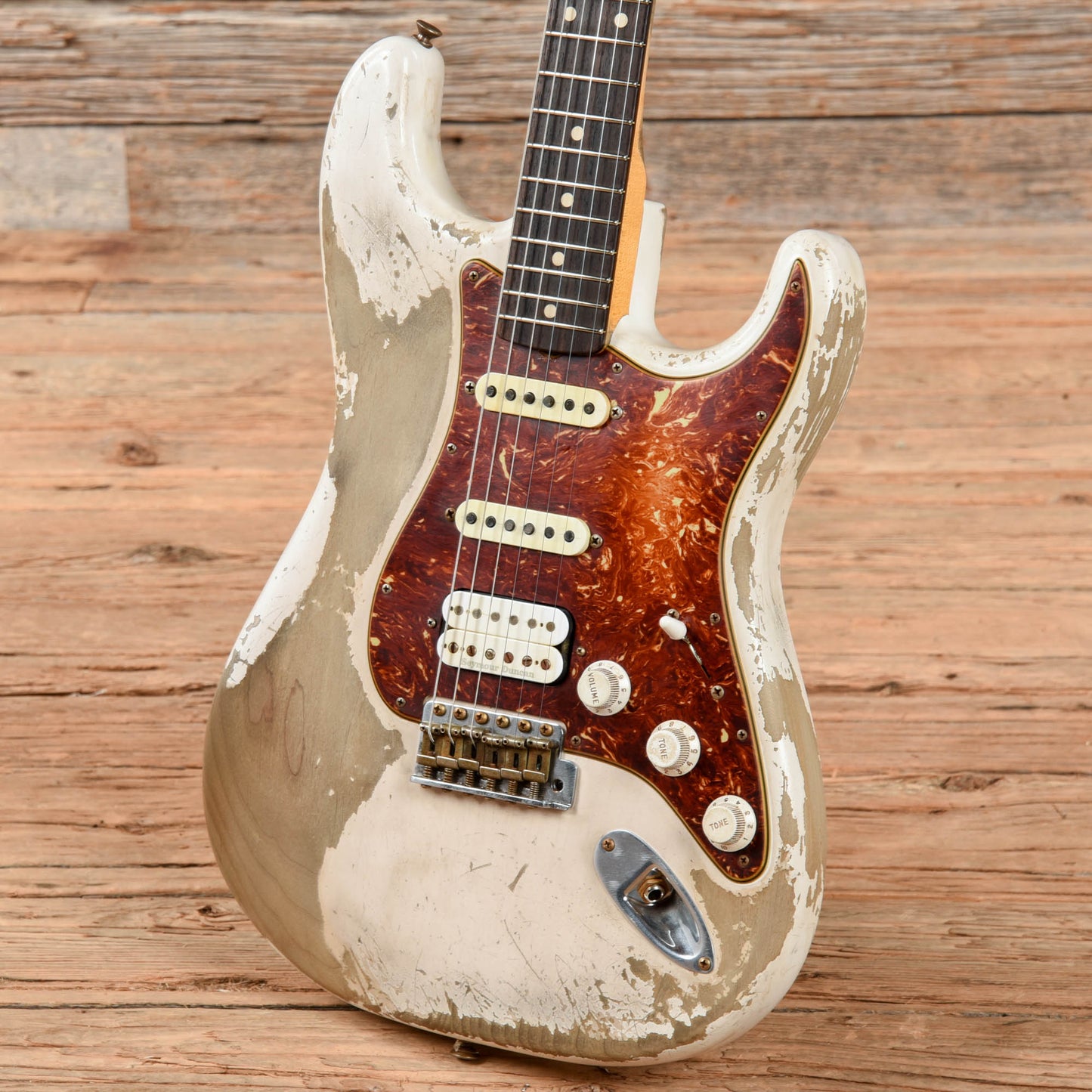 Fender Custom Shop Masterbuilt Austin MacNutt '59 Stratocaster HSS Ultra Heavy Relic Olympic White 2022 Electric Guitars / Solid Body
