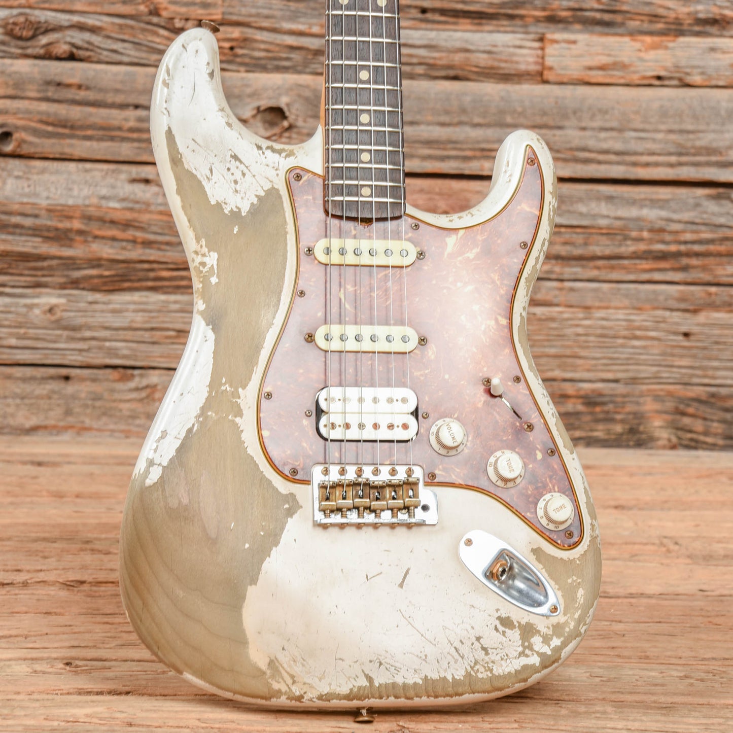 Fender Custom Shop Masterbuilt Austin MacNutt '59 Stratocaster HSS Ultra Heavy Relic Olympic White 2022 Electric Guitars / Solid Body