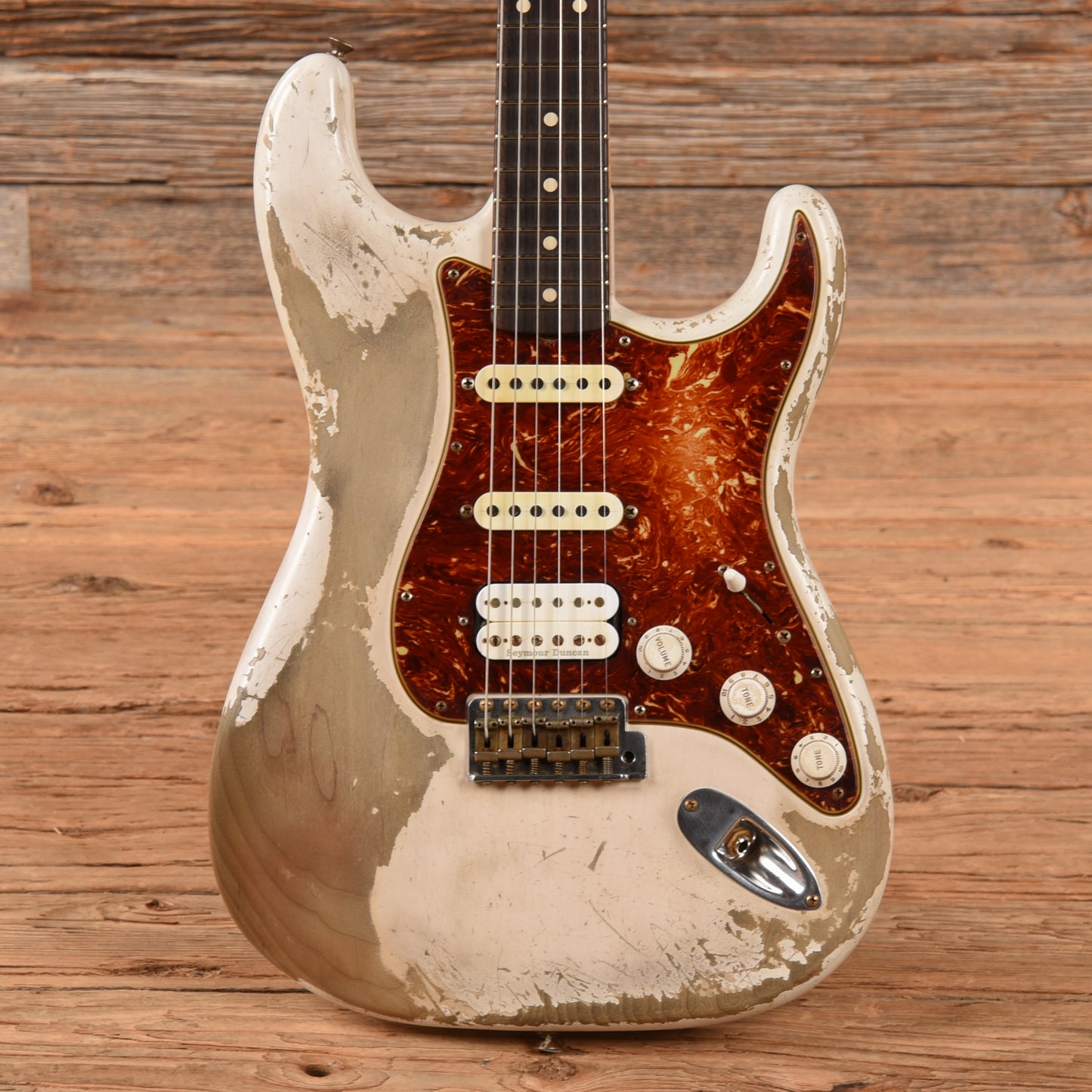 Fender Custom Shop Masterbuilt Austin MacNutt '59 Stratocaster HSS Ultra Heavy Relic Olympic White 2022 Electric Guitars / Solid Body