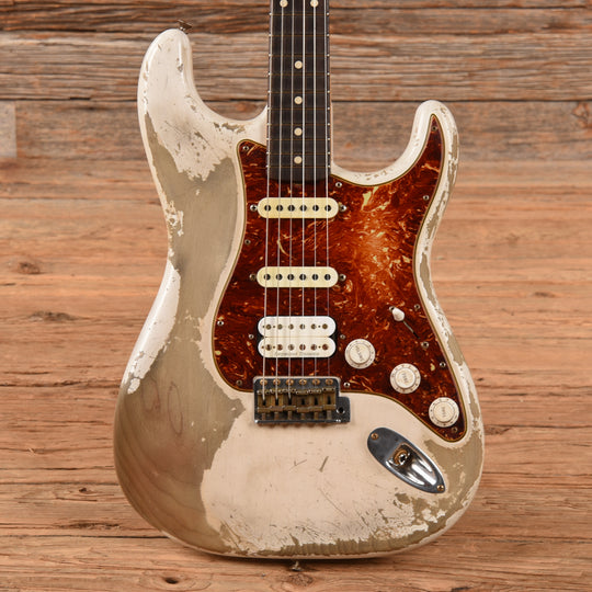 Fender Custom Shop Masterbuilt Austin MacNutt '59 Stratocaster HSS Ultra Heavy Relic Olympic White 2022 Electric Guitars / Solid Body
