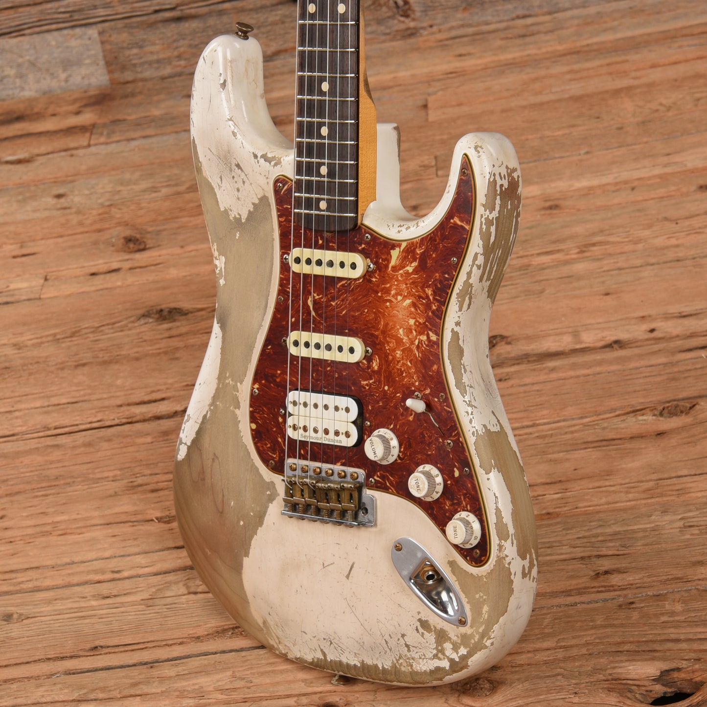 Fender Custom Shop Masterbuilt Austin MacNutt '59 Stratocaster HSS Ultra Heavy Relic Olympic White 2022 Electric Guitars / Solid Body