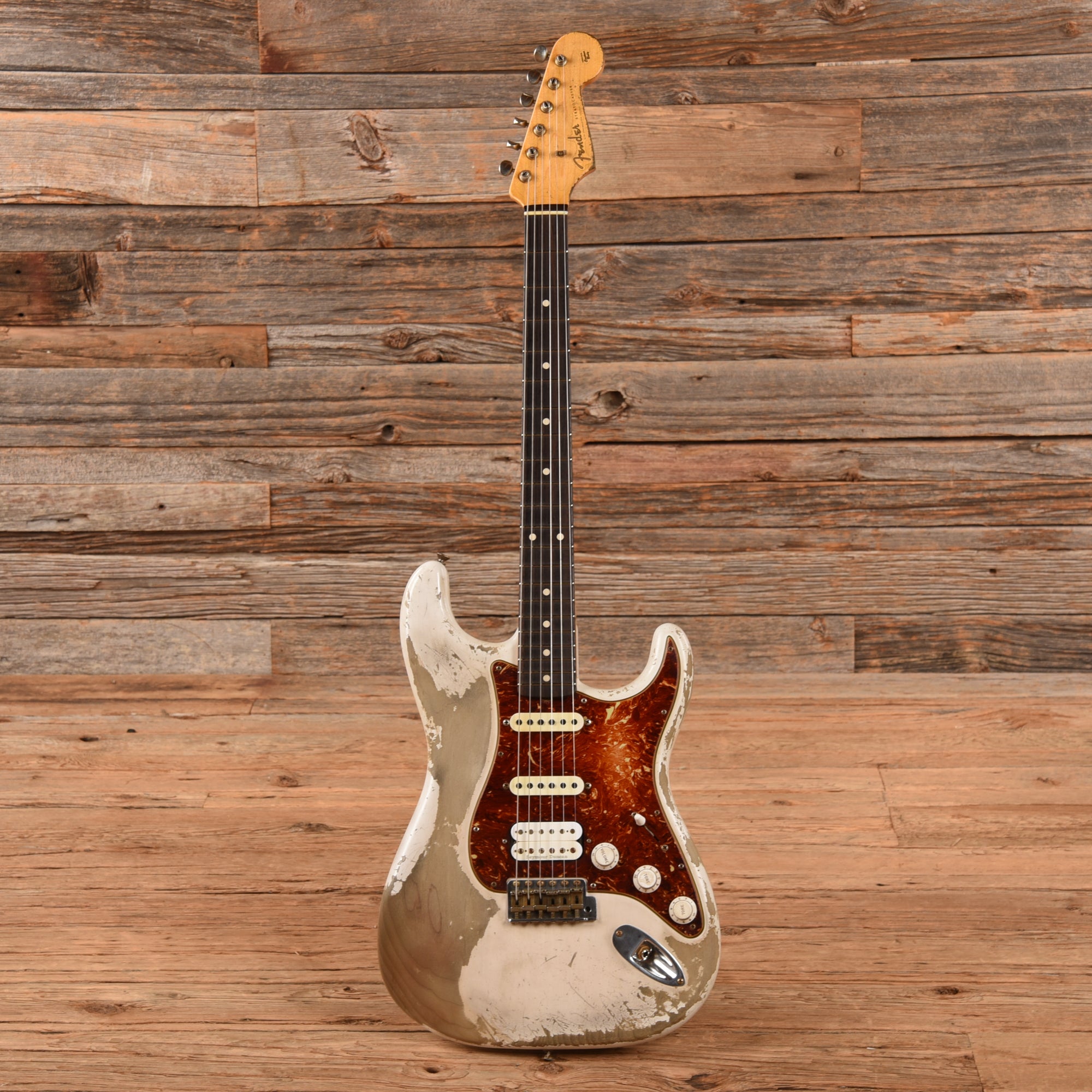 Fender Custom Shop Masterbuilt Austin MacNutt '59 Stratocaster HSS Ultra Heavy Relic Olympic White 2022 Electric Guitars / Solid Body