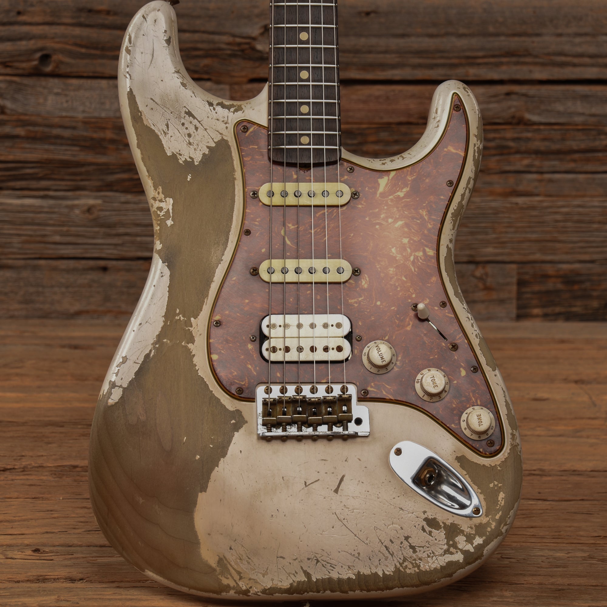 Fender Custom Shop Masterbuilt Austin MacNutt '59 Stratocaster HSS Ultra Heavy Relic Olympic White 2022 Electric Guitars / Solid Body