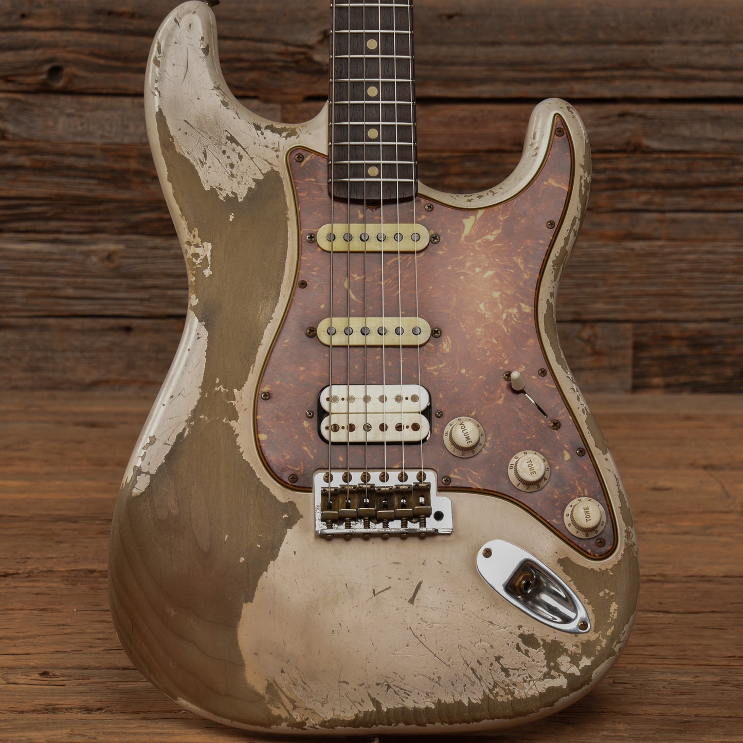 Fender Custom Shop Masterbuilt Austin MacNutt '59 Stratocaster HSS Ultra Heavy Relic Olympic White 2022 Electric Guitars / Solid Body